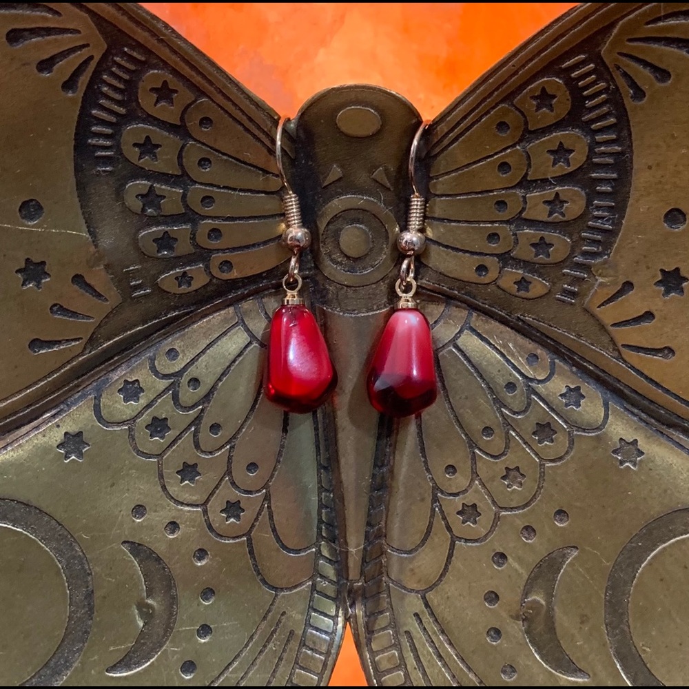Persephone’s Promises Pomegranate Seed Earrings